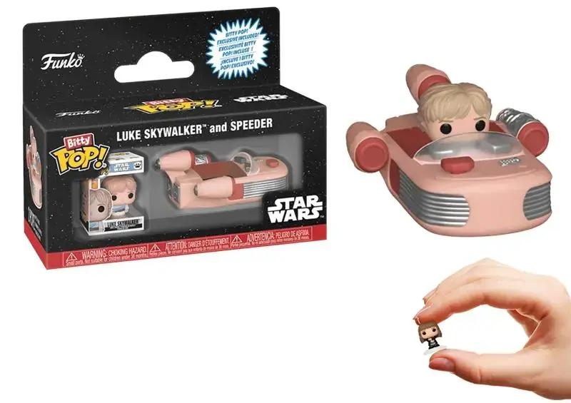 Funko Bitty Pop Rides Disney Star Wars - Luke Skywalker And Speeder