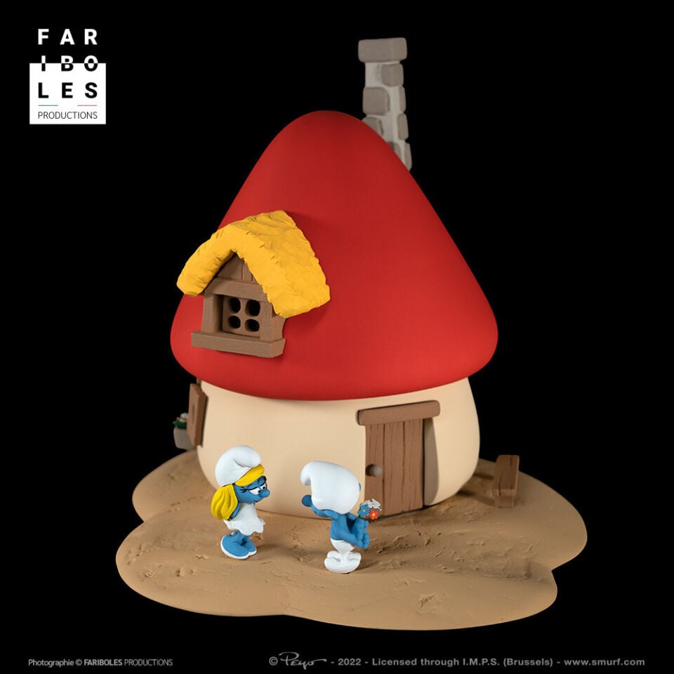 Smurfette's house by Fariboles