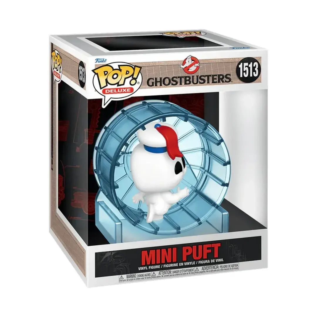 Funko POP Deluxe Ghostbusters - Mini Puft in Hamster Wheel
