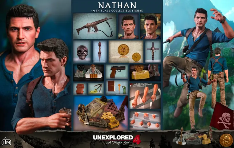 LIMTOYS – Nathan Drake 1/6 Scale Collectible Figure (Uncharted 4)