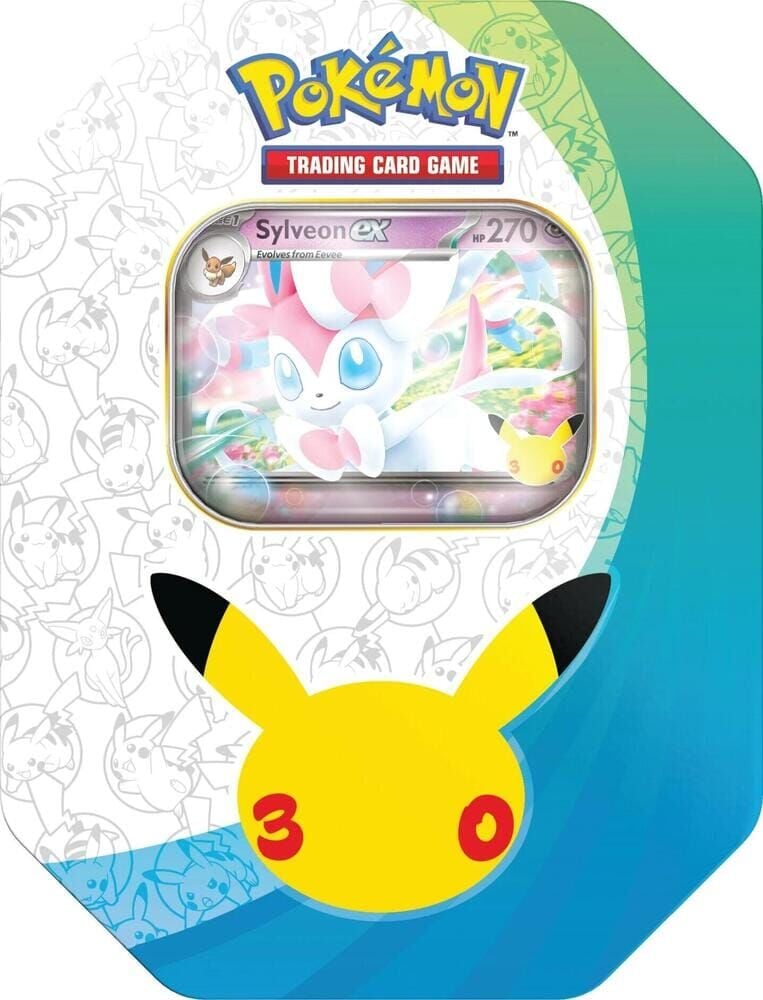Pokemon - 30th Celebration Sylveon ex Tin (İngilizce)