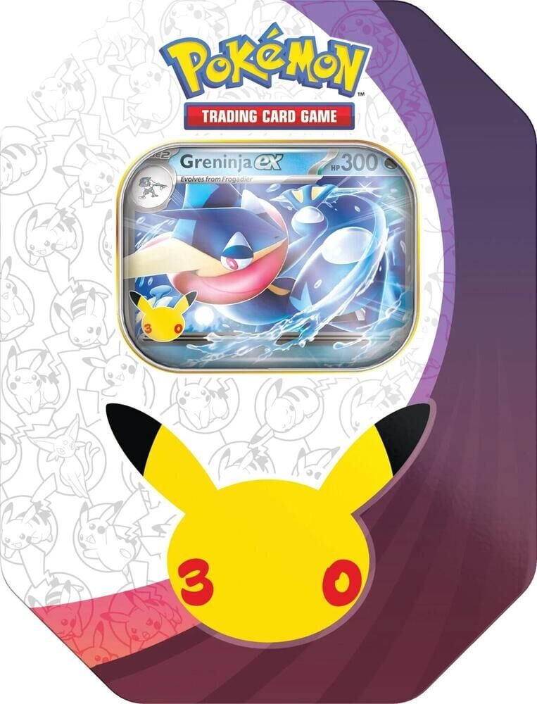 Pokemon - 30th Celebration Greninja ex Tin (İngilizce)