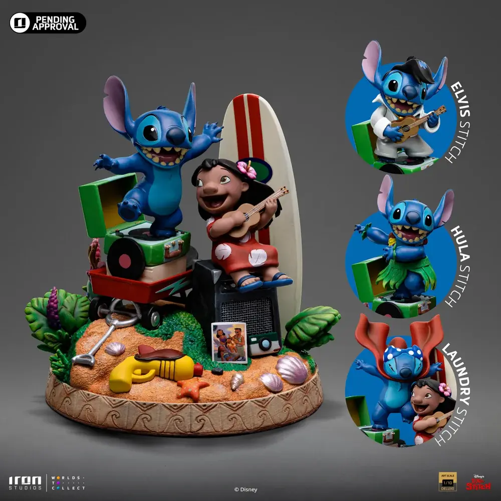 Statue Lilo and Stitch Deluxe Disney Classics Art Scale 1/10 Iron Studios
