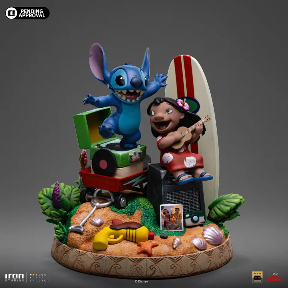 Statue Lilo and Stitch Deluxe Disney Classics Art Scale 1/10 Iron Studios