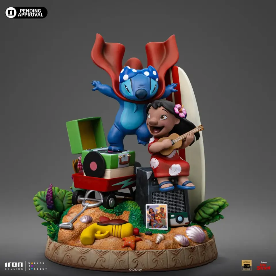 Statue Lilo and Stitch Deluxe Disney Classics Art Scale 1/10 Iron Studios