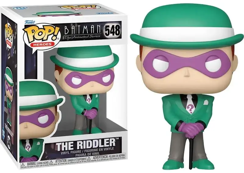 Funko Pop Heroes Dc Batman The Animated Series - The Riddler No:548
